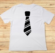 Koszulka z nadrukiem krawat 