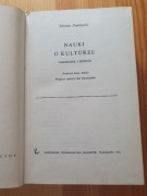 Florian Znaniecki Nauki o kulturze