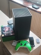 Xbox Series X - dysk SSD 500 GB - dysk 1 TB - dodatki - ponad 100 gier.
