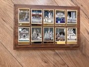 Zestaw emaliowanych plakietek pamiątkowych – Moskwa ZSRR, lata 70