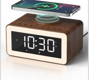 Wielofunkcyjny bezprzewodowy zegarek cyfrowy z ładowaniem