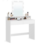 Toaletka z lustrem LED