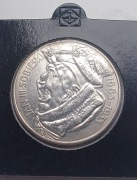 10 zł., złotych 1933 Jan III Sobieski. ODWROTKA. Rzadkość.