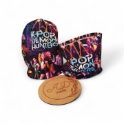 Zestaw komplet czapka komin jednowarstwowy wiosenny K-Pop demon Hunters