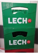 Skrzynka Transporter Krata na butelki od piwa,Lech,piwo