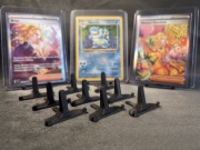 Stojak na kartę kolekcjonerską | podstawka do kart | top loader | 9 szt