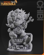 Figurka druk 3D żywica 12K " Chibi Heimerdinger - Arcane " - Chibi
