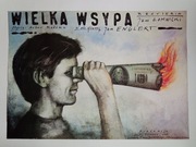 WYPRZEDAŻ KOLEKCJI Oryginał plakat filmowy „Wielka wsypa” Pągowski (1992)