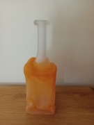 Butla matowa mleczno -pomarańczowa duża 