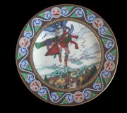 Talerz dekoracyjny Villeroy & Boch Heinrich B.Zworykin 1980s