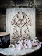 Obraz string art króliczek