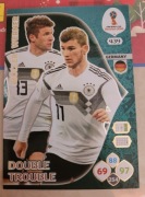 Müller/Werner double trouble Russia 2018 panini