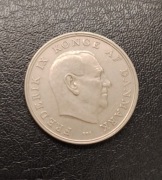 Moneta kolekcjonerska 5 Koron Dania 1966 Fryderyk IX herb Danii