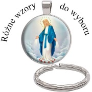 Brelok do kluczy/ka - Matka Boża - ozdobna zawieszka - WZORY DO WYBORU