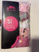 Zestaw majtek bielizna dla dziewczynki 5-6 lat 110 116