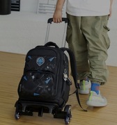 Uniwersalny wozek z aluminium na kolkach na torbe plecak