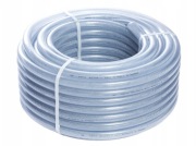 Wąż techniczny - spożywczy zbrojony igielitowy Fi 10m rolka 50m