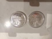 2x Moneta Kanadyjski Liść Klonowy 1 Oz 2023