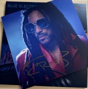 LENNY KRAVITZ BLUE ELECTRIC LIGHT 2 LP winyle AUTOGRAF