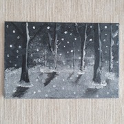 OBRAZ ''LAS PO ZMROKU'' AKRYL