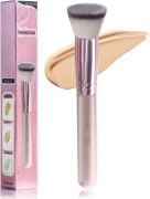 Kabuki pędzel do makijażu, BEASOFEE z płaską powierzchnią, premium