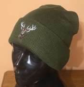 Czapka myśliwska zimowa na polowanie JELEŃ SIKA Nowa. One Size.