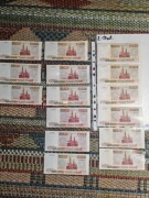 50 000 rubli 1993 – 15 szt. – stan bardzo dobry – sztywne – różne serie