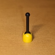 LEGO Dźwignia antena 4592c02 - Czarna/Żółta NOWA