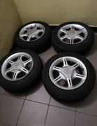 Felgi aluminiowe BBS 4x100 15 +opony zimowe 185 65