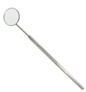 Lusterko kosmetyczne do aplikacji rzęs srebrne