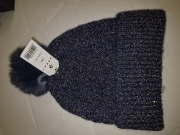 Czapka + komin unisex  Moraj granatowe
