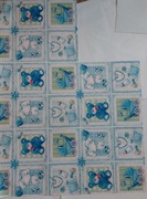 Duży papier do decoupage dzieci chrzest narodziny