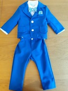 Garnitur okazjonalny dla chłopca kolor niebieski