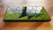 Podkładka pod świeczki z mozaiki szklanej handmade
