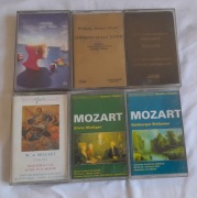 Mozart x 6 Kasety Audio (Magnetofonowe) Komplet