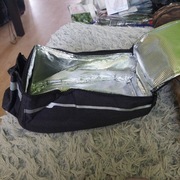 Duża torba na rower termiczna.