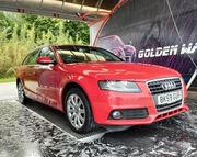 Audi A4 B8 Avant 2.0 TDI czerwony kombi anglik