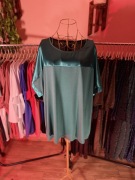 Bluzka turkusowa damska oversize NOWA