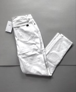 Nike BV6081-100 damskie spodnie białe S 4 Slim Fit sportowe golf