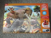 Puzzle 3-wymiarowe zwierzęta Afryki