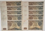 100 zł złotych 1941 zestaw set 10 banknotów