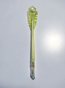 Długopis żółty żelowy kształt pióra