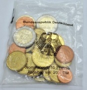 Worek menniczy Euro - Niemcy 2002 zestaw w woreczku na 10,33 Euro