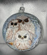 Bombka choinkowa ręcznie malowana 