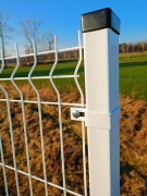 Ogrodzenie panelowe 3d kolor biały białe ral 9003 płot panel brama furtka