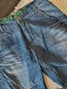 Spodenki szorty męskie chłopięce jeansy r.170