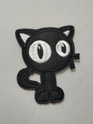 Naszywka czarny kotek
