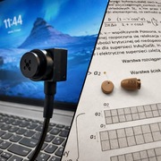 Mikrokamera + Mikrosłuchawka