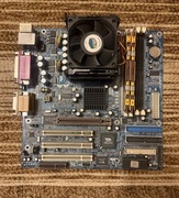 Płyta główna Biostar  U8668-Z1 RETRO + Procesor + Ram
