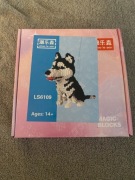 Klocki konstrukcyjne Pies - Husky